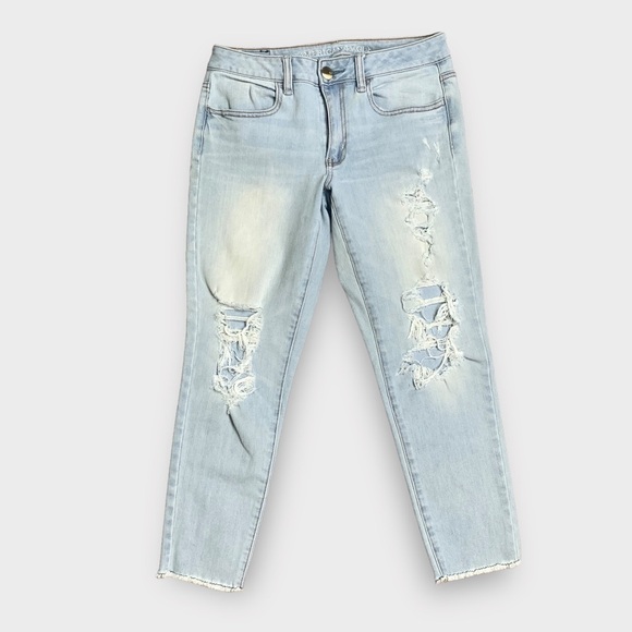 American Eagle  Super Stretch Skinny Crop Jegging - Picture 1 of 7